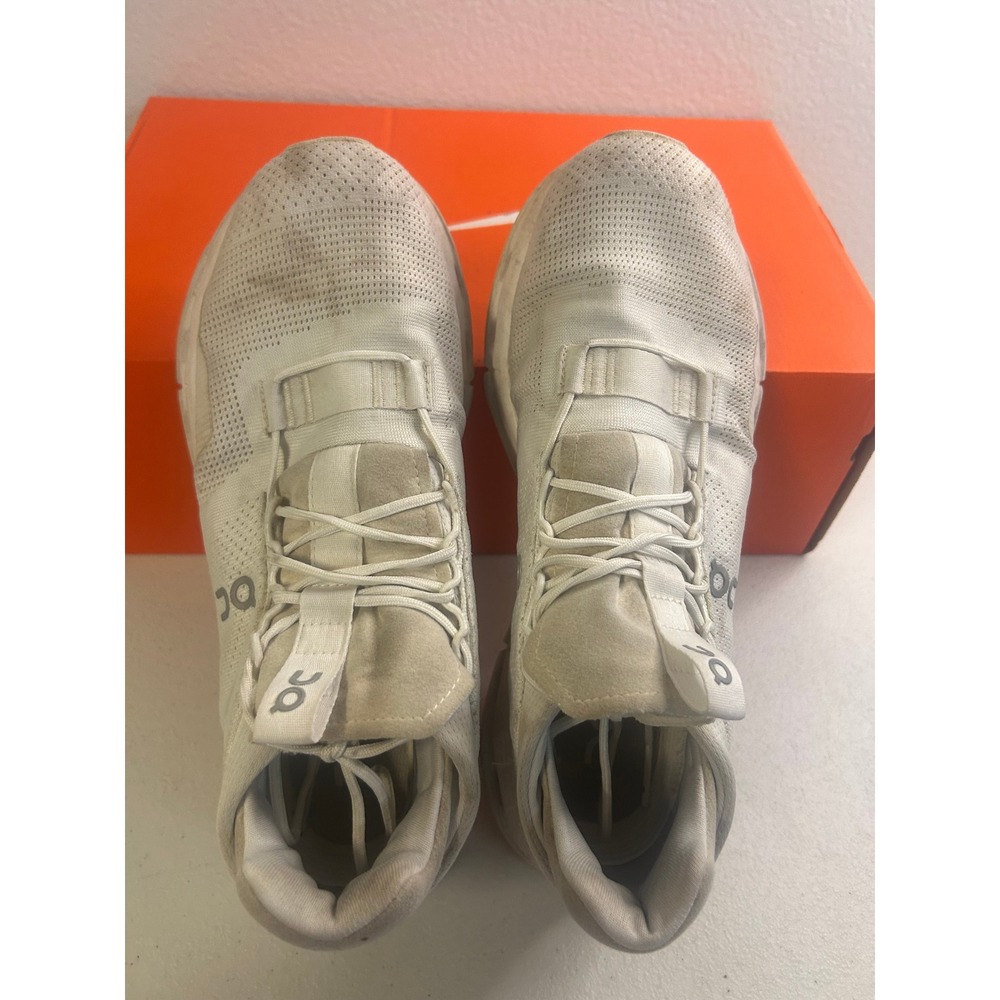 On Cloudnova Running Shoes White Women Size 10 #2865 - Picture 5 of 6